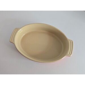 10x7" Le Creuset Oval Gratin Dish Red Ceramic‎ Baking Casserole Pan 15-14